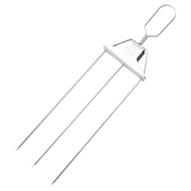 More Deals™ 3-Prong Stainless Steel Skewer